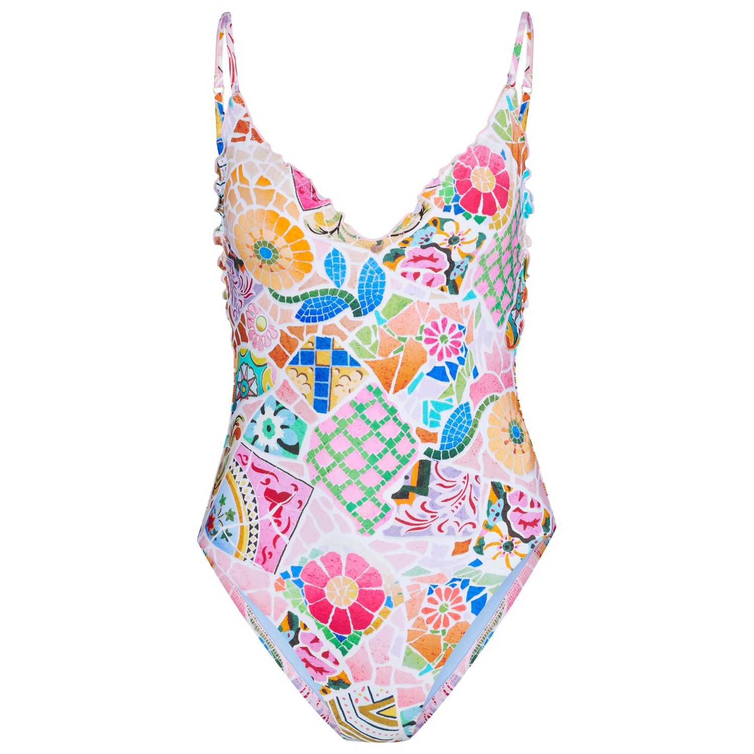 Seafolly - Beach Bohème V Neck One Piece - Badeanzug
