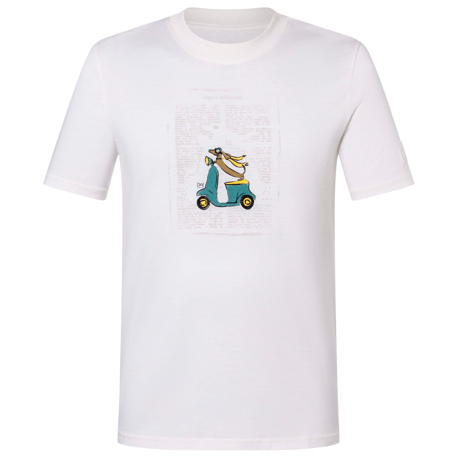 super.natural - Racing Dachshund Bio Jersey Tee - Merinoshirt super.natural - Racing Dachshund Bio Jersey Tee - Merinoshirt
