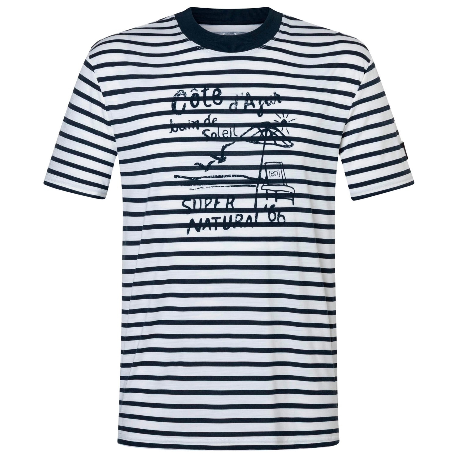 super.natural - Stripe Cote D'Azur Bio Jersey Tee - Merinoshirt super.natural - Stripe Cote D'Azur Bio Jersey Tee - Merinoshirt