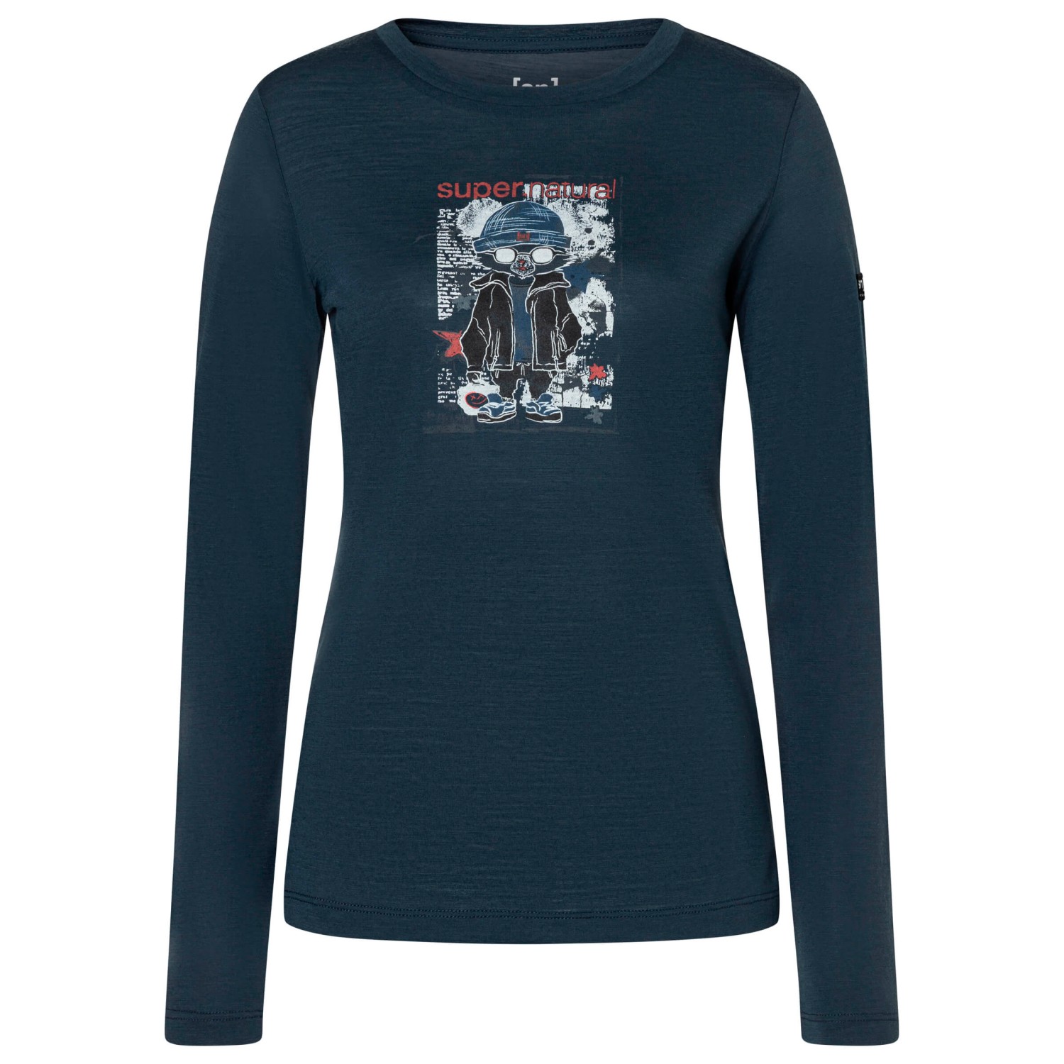 super.natural - Women's Crazy Mouse L/S - Merinoshirt super.natural - Women's Crazy Mouse L/S - Merinoshirt