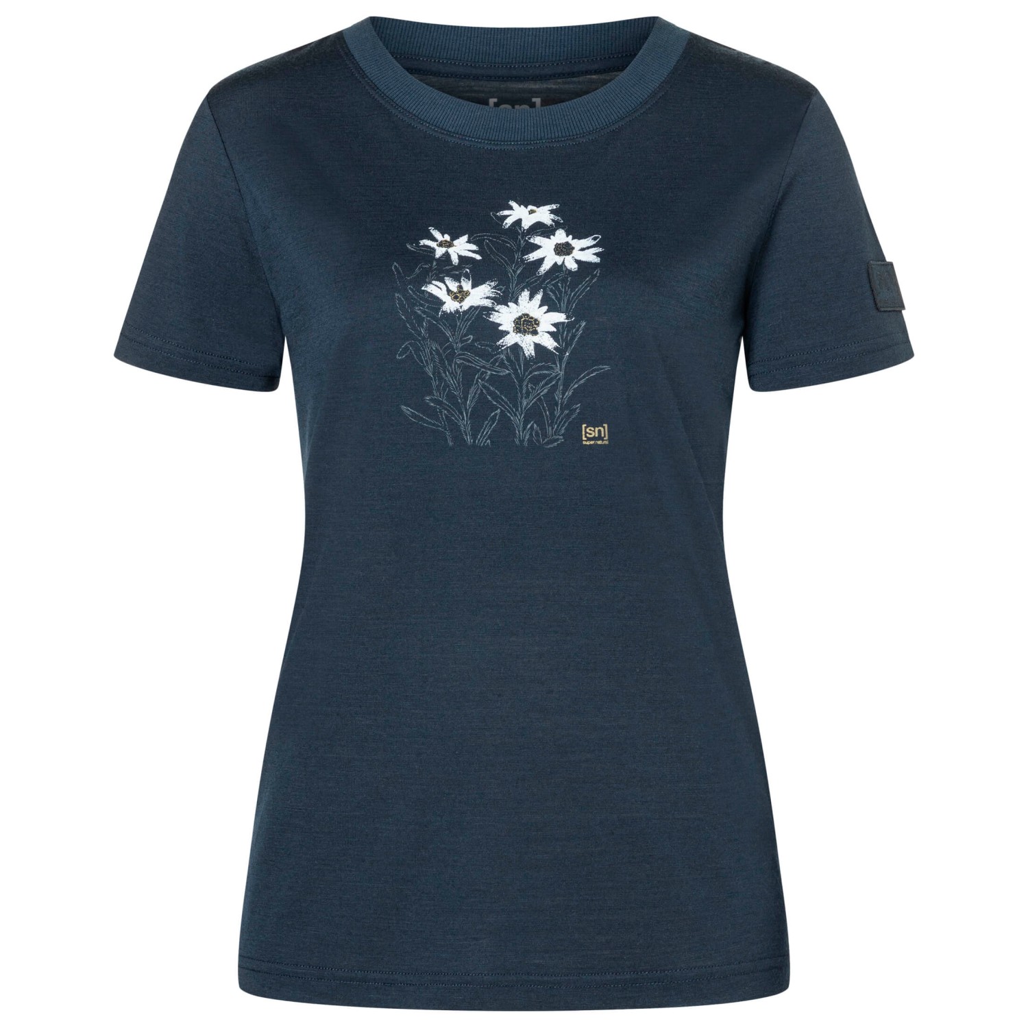 super.natural - Women's Edelweiss Bio Jersey Tee - Merinoshirt super.natural - Women's Edelweiss Bio Jersey Tee - Merinoshirt