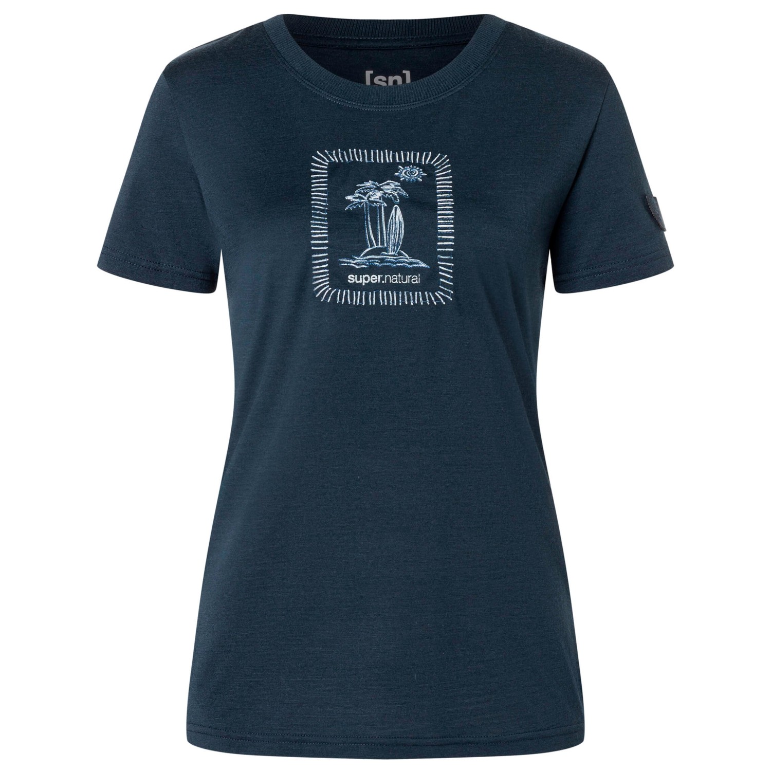 super.natural - Women's Palm Island Bio Jersey Tee - Merinoshirt