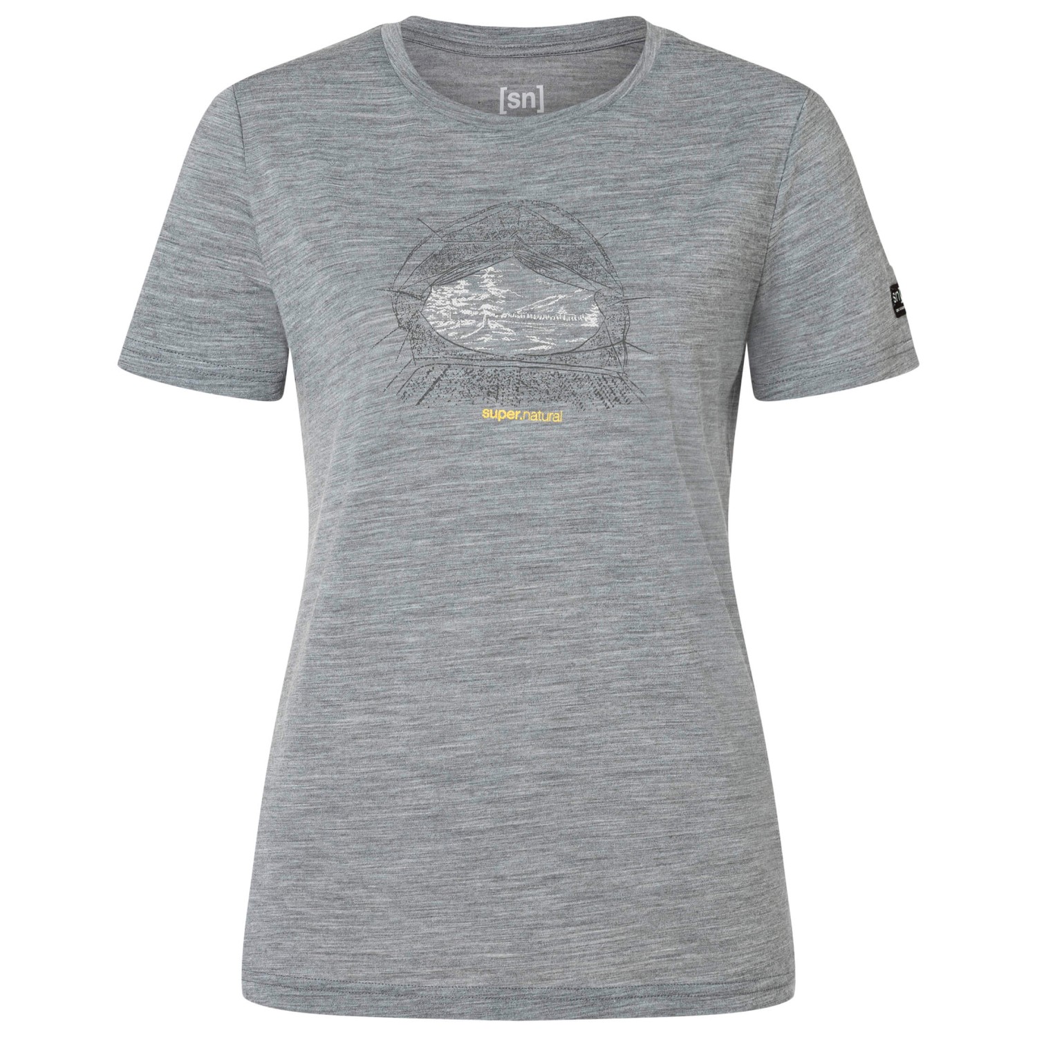 super.natural - Women's Tent View Tee - Merinoshirt