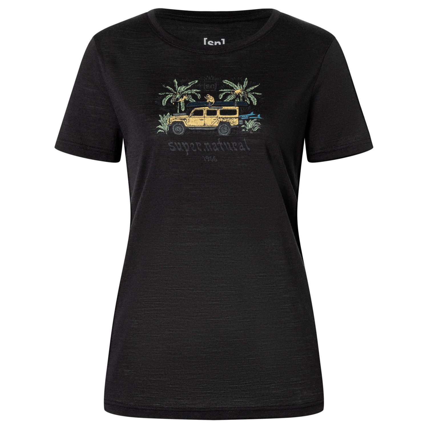 super.natural - Women's Tropicar Tee - Merinoshirt